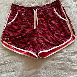Under Armour Women's pink under Armour Patterned Athletic Shorts